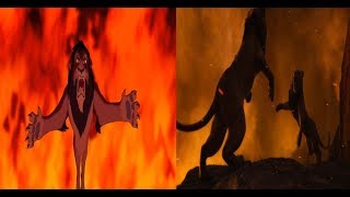 The Lion King 19942019 Scars Death [upl. by Eydnarb]