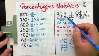 💡 DICA 16  Como Calcular PORCENTAGEM DE CABEÇA Através das Porcentagens Notáveis [upl. by Norma762]