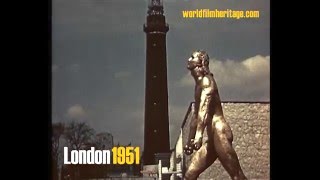 London 1951  Festival of Britain  in colour [upl. by Nagiem]