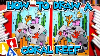 How To Draw A Coral Reef [upl. by Roberta547]