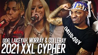 COI LERAY MUST BE STOPPED  DDG Lakeyah Morray and Coi Lerays 2021 XXLFreshman Cypher REACTION [upl. by Kristin]