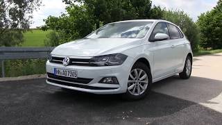 2018 VW Polo 10 TSI 95 HP TEST DRIVE [upl. by Romie]