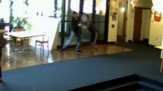 Surveillance video from Seattle Pacific University shooting [upl. by Caruso]