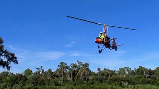 Florida Backcountry Gyrocopter Flight [upl. by Grata97]