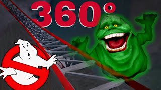 360° GHOSTBUSTERS VR mini Rollercoaster POV immersive ride [upl. by Leahcimnoj]