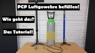 PCP Luftgewehr füllen aber wie Mein Tutorial [upl. by Nedyaj]