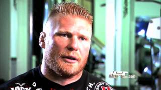 UFC 121  Brock Lesnar Interview [upl. by Filahk553]