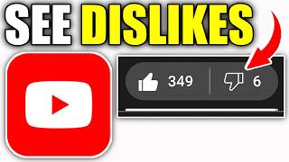 How To See Dislikes On Youtube  Easy Guide [upl. by Phio]