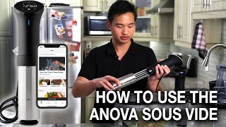 How to Use the Anova Sous Vide Precision Cooker [upl. by Xyno]