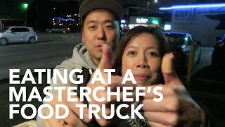 Eating at MasterChef season 4 winner Luca Manfé’s food truck The Lucky Fig [upl. by Rafiq727]