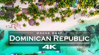 Dominican Republic 🇩🇴  by drone 4K [upl. by Renaxela]