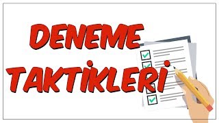 Deneme Sınavı Taktikleri [upl. by Susumu]