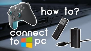 Connect XBOX controller to PC with Windows 10 Wireless Adapter [upl. by Linker]