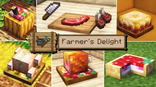 Farmers Delight Full Showcase  Best Food Mod [upl. by Pillow200]