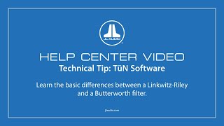 JL Audio Help Center  LinkwitzRiley Vs Butterworth Filter [upl. by Wells844]