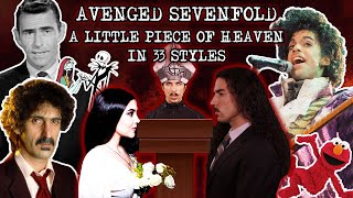 Avenged Sevenfold  A Little Piece Of Heaven in 33 Styles [upl. by Atiniv514]