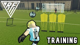 Training Routine in Real Futbol 24  ROBLOX [upl. by Raseta]