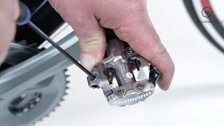 Set Up And Adjust A Clipless Bike Pedal [upl. by Saloma50]