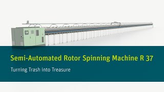 Rotor spinning machine R 37 [upl. by Kendell]