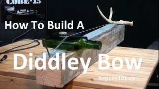 Diddley Bow  How to Build A Traditional One String Instrument [upl. by Fanestil]