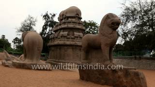 Five Rathas  Monolithic Temples of Mahabalipuram [upl. by Brigette]