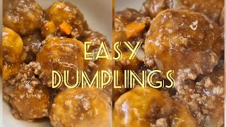 Easy dumplings for stew [upl. by Emerej]