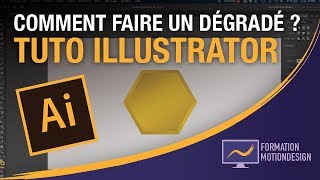 Comment faire un dégradé sur illustrator   Tuto Adobe Illustrator [upl. by Cecilla336]