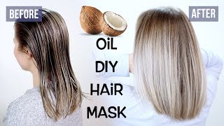 DIY Coconut Oil Hair Mask Tips amp Tricks [upl. by Anire]