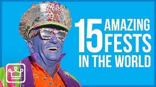 15 Amazing Festivals to Experience Around the World [upl. by Leinahtam]