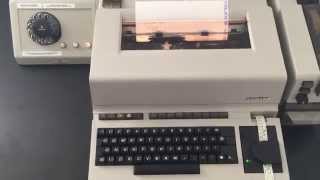 SIEMENS T1000 Fernschreiber  Teletype  Teleprinter  TelexPhone  TELEX  iTelex [upl. by Wat968]