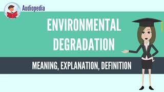 What Is ENVIRONMENTAL DEGRADATION ENVIRONMENTAL DEGRADATION Definition amp Meaning [upl. by Frolick]