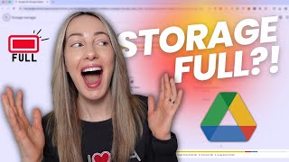 How to Clear Google Drive Storage Fast [upl. by Wager96]