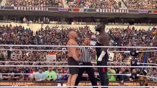 Omos vs Brock Lesnar Full Match  WWE Wrestlemania 39 [upl. by Marsiella415]