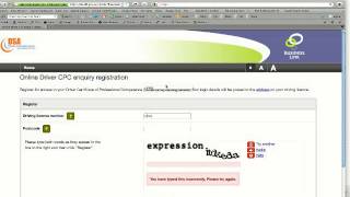 How to check your Driver CPC hours online Part 1 of 2 [upl. by Ignace]