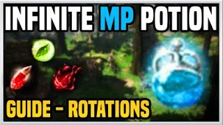 BDO INFINITE MANA POTION GUIDE and ROTATIONS  Manshaum Tshira Navarn Steppe Black Desert Online [upl. by Nesnah616]