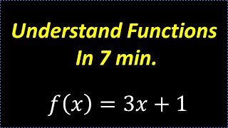 Learn Functions – Understand In 7 Minutes [upl. by Ah]