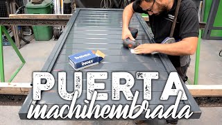 PUERTA MACHIHEMBRADA en hierro y aluminio [upl. by Glick948]