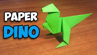 How To Make an Easy Origami Dinosaur [upl. by Aiuqram]