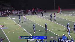 Willingboro at Paul VI  Football [upl. by Doehne]