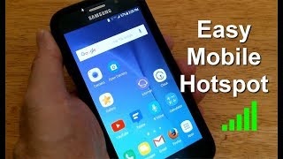 How to create a Mobile Hotspot Cell Smartphone Android  Free amp Easy [upl. by Atiram]