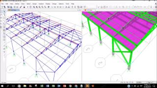 DISEÑO DE NAVE INDUSTRIAL SAP2000  PARTE 2 [upl. by Johm366]