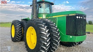 JOHN DEERE 8850 V8 Power Tractor Test Drive [upl. by Lohse]