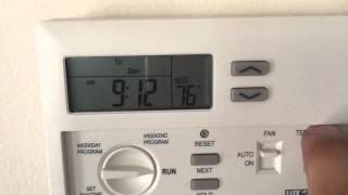 LUX TX 500E Thermostat never ending problems [upl. by Nah]