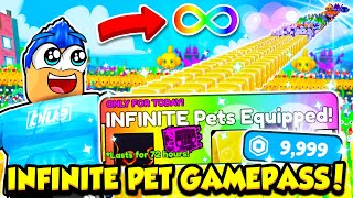 BUYING THE INFINITE PET GAMEPASS IN PET SIMULATOR X [upl. by Phemia]