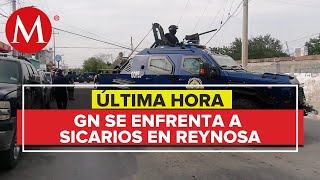 Se registra persecución y balacera en Reynosa [upl. by Obidiah]