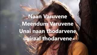 Naan varuven from Raavanan  Lyrics and English Translation [upl. by Halsey]