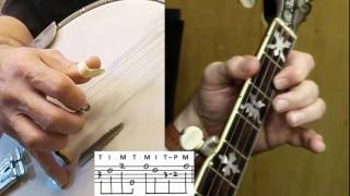 5String Banjo Instructional Tutorial quotIll Fly Awayquot [upl. by Okir221]