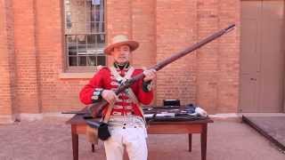 Loading and firing the Flintlock musket [upl. by Duarte970]