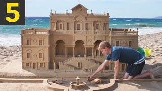 Top 5 Impressive Sand Castles [upl. by Whitby]