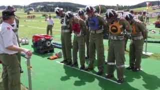 Siegerlauf St Martin im Mühlkreis bei Landes Feuerwehrleistungsbewerb in Hirschbach 2015 [upl. by Suiratnod112]